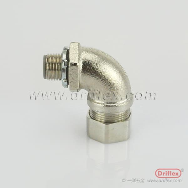 Nickel Plated Brass for flexible metal conduit liquidtight